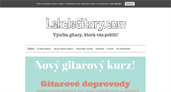 Desktop Screenshot of lekciegitary.com